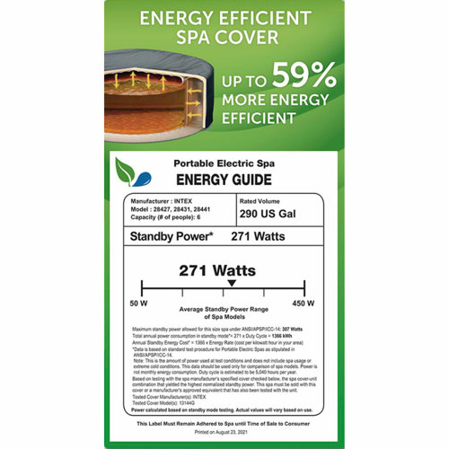 Intex PureSpa Plus 6 Person Inflatable Round Hot Tub Set with 170